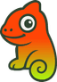 DupeLingo Chameleon Logo